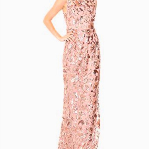 slim fit dress slacks Adrianna Papell AP1E202669 - Long Sequin Sheath Dress main image 1